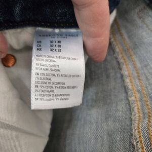 American Eagle Outfitters Slim Straight Jeans - Dark Blue